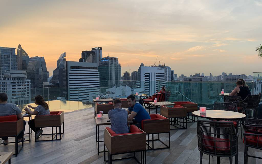 RedSquare Rooftop Bar in Bangkok