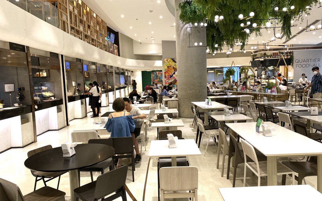 Quartier Food Hall in Bangkok
