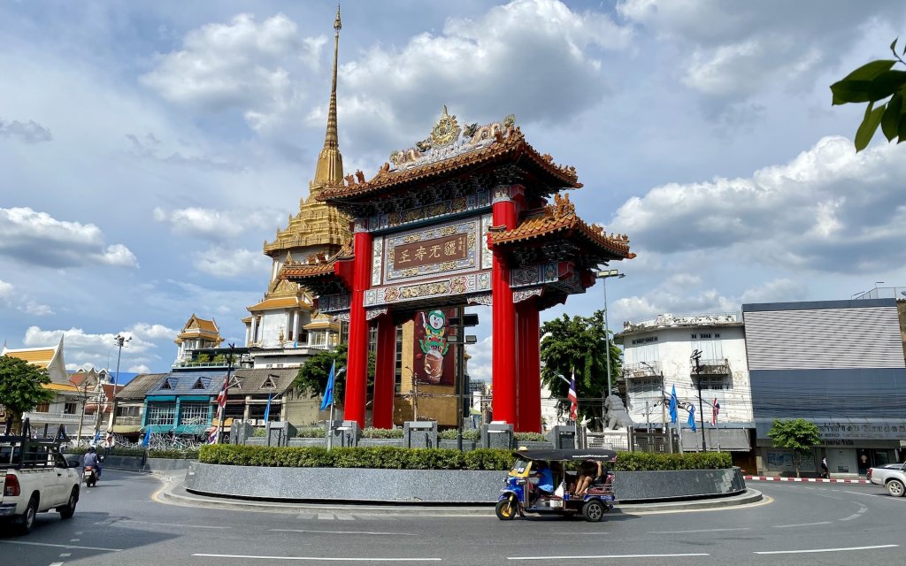 The Chinatown Gate in Bangkok